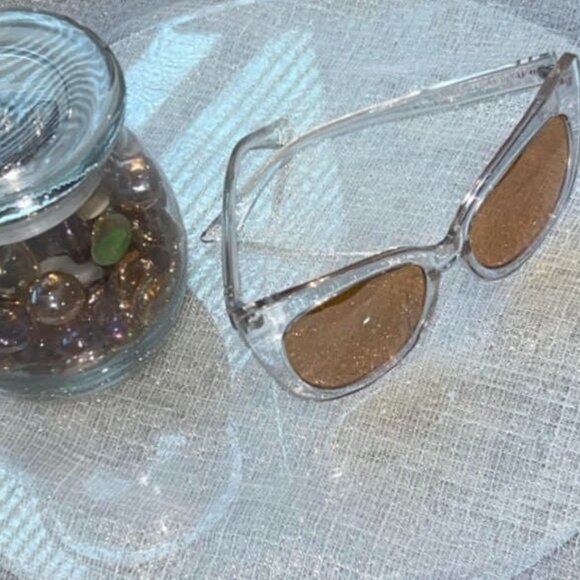 BRAND NEW Bowtie Retro Vintage Cat Style Sunglasses 148 MM / UV 400 NWOT - Picture 7 of 7